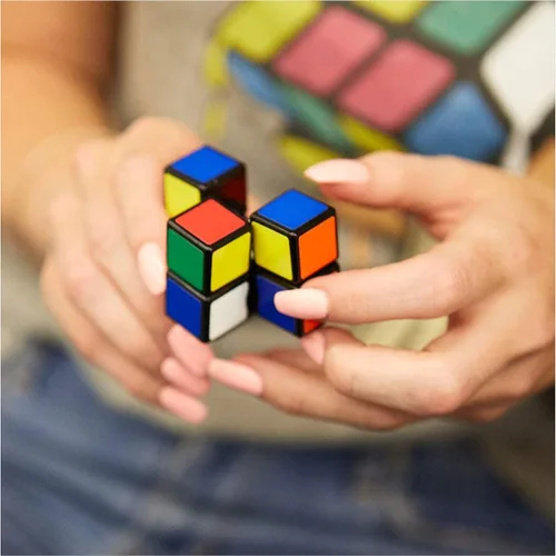 Vista 5 de RUBIK'S, SPIN MASTER Rubik's 3x1 Edge Original Cube Principiante Profesional Color Cobination Puzzle Solución de Problemas Una Capa Adecuado