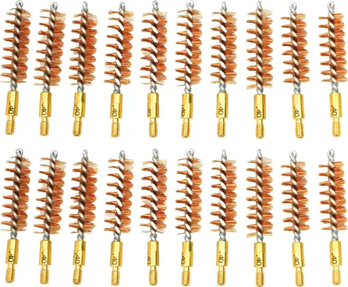 Vista 19 de Cepillos de Ánima de Bronce - Cepillos de Ánima de Calidad Premium para Limpieza y Mantenimiento de Pistolas y Rifles