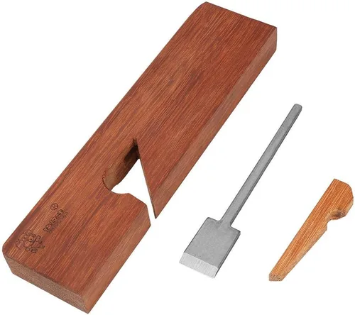 Vista 9 de Herramienta de mano de avión de madera de palisandro para madera de corte de madera herramienta de carpintería de 9.646 in
