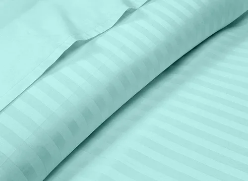 Vista 2 de True Luxury Twin Sheets, 600-Thread-Count 100% Egyptian Cotton Bed Sheets, 4-PC Sheet Set, Single Ply Long-Staple Yarns, Sateen Weave, Fits Mattress