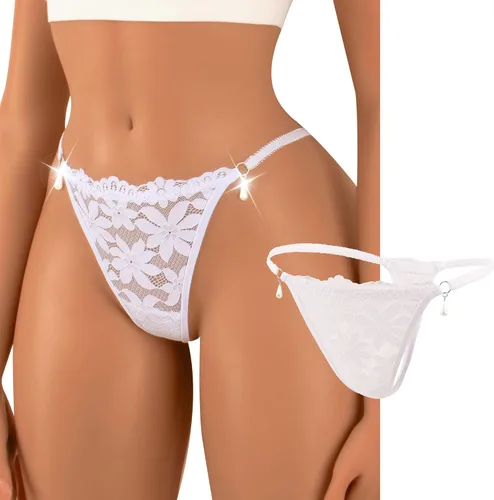 Vista 16 de Banamic Tangas de G-String para Mujer, Bragas T Back, Ropa Interior Sexy y Transpirable negro 258