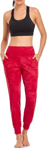 Vista 62 de Oalka - Pantalones deportivos para mujer, con cintura alta y bolsillos, para hacer deporte, yoga y entrenar