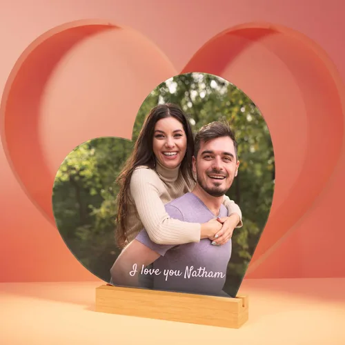 Vista 16 de EGD Placa acrílica personalizada de regalo para papá y mamá Regalos únicos para él con sus fotos favoritas Regalos personalizables para abuelos