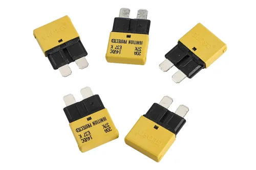 Vista 61 de GLOSO Circuit Breakers E37 Auto (T1) Reset Low Profile ATC/ATO - 1 Pack (3A)