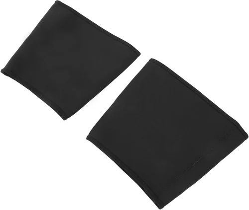 Vista 4 de Manga de compresión para muslos, calcetines deportivos de neopreno para piernas de sudoración, soporte de isquiotibiales transpirables para muslos