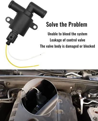 Vista 5 de Válvula solenoide de control de calefacción y kit de enchufe compatible con Audi A1 A3 A4 A5 A6 A7 A8 Q2 Q3 Q5 Q7 Q8 RS6 RS7 VW CC Golf Passat Polo