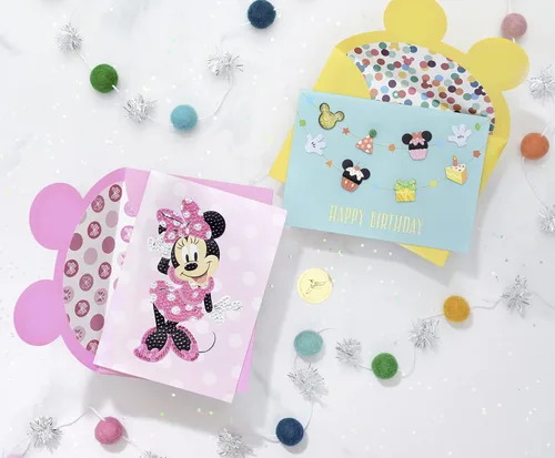 Vista 7 de Papyrus - Tarjeta en blanco de Disney (Minnie Mouse)