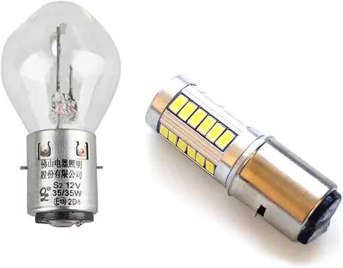 Vista 2 de S2 - Bombilla LED súper brillante de 12 V de 6500 K para scooters chinos ATV 50cc 150cc 250cc para Tao Znen Jonway Tank Baron, etc. 1 paquete