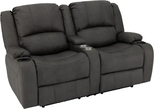 Vista 22 de RecPro Charles - Sofá reclinable doble de pared de 67 pulgadas, para autocaravana, con tela mejorada (color plomizo)