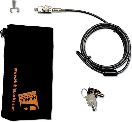 Vista 3 de Noble Locks Cerradura compacta de barra en T NG04T con llave de barril