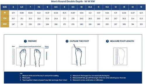 Vista 2 de Dr. Comfort Edward X Double Depth - Zapatos para caminar para hombre, de cuero y malla, elásticos, para diabéticos