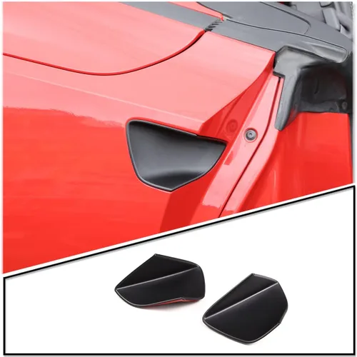 Vista 12 de Cubierta protectora de pintura para manija de puerta de automóvil, cubierta protectora de arañazos compatible con Chevrolet Corvette C7 2014 2015