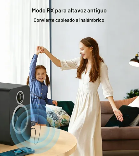 Vista 5 de Transmisor Bluetooth para TV a auriculares USB y 0.138 in Ada AUX Bluetooth Adapter for Car Handsfree Call, Bluetooth Audio Transmitter Receiver