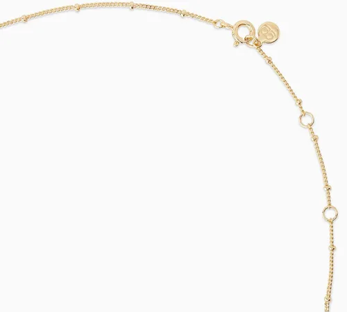 Vista 2 de gorjana Women's Compass Coin Pendant Necklace, 18K Gold or Silver Plated Medallion, Adjustable 19 inch Chain