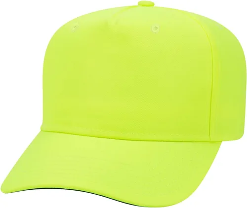 Vista 8 de OTTO Gorra de béisbol de perfil medio con 5 paneles OTTO 31-069 Negro y natural.