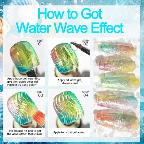 Vista 6 de Gel de escultura 3D para arte de uñas, 2 piezas de gel sólido no pegajoso para crear esculturas a mano y geles de moldeo 3D duros con Pro Brush UV