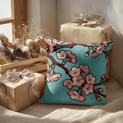Vista 132 de Batmerry Autumn Pumpkin Templeton Throw Pillow Covers, Green Leaves Paths Forests Decorative Pillow Covers Digital Printing Blended for Couch Sofa