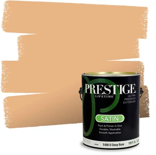 Vista 153 de PRESTIGE Pintura exterior e imprimación en uno, bronceado Aberdeen, plano, 1 galón