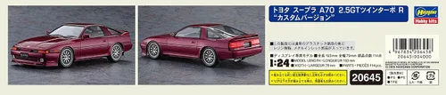 Vista 7 de Hasegawa 20645 1/24 Toyota Supra A70 2.5GT Twin Turbo R versión personalizada Modelo de plástico