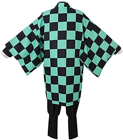 Vista 5 de Disfraz de anime para hombre, kimono, disfraz de fiesta de Halloween