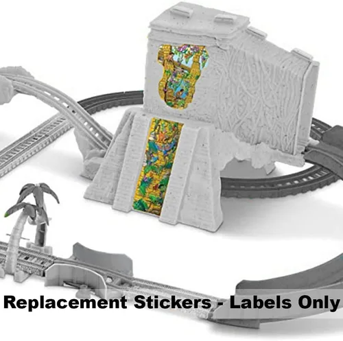 Vista 5 de Piezas de repuesto para Fisher-Price Thomas & Friends Track-Master Turbo Jungle Train Playset – FJK50 ~ Adhesivos de repuesto / etiquetas