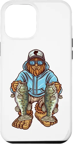 Vista 26 de Funda para iPhone 17, diseño de pescador de pie grande