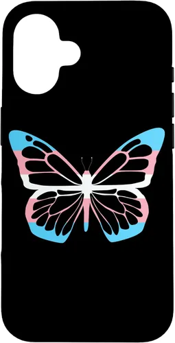 Vista 28 de Funda para iPhone 13 Pro Max Transgénero Mariposa Igualdad Transexual Bandera Trans Pride