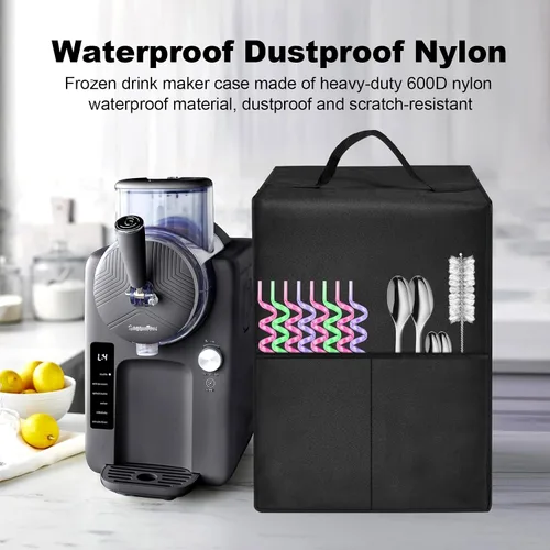 Vista 7 de GreenPan - Cubierta para máquina de helados GreenPan, resistente al agua, funda protectora para máquina de bebidas congeladas para servicio suave