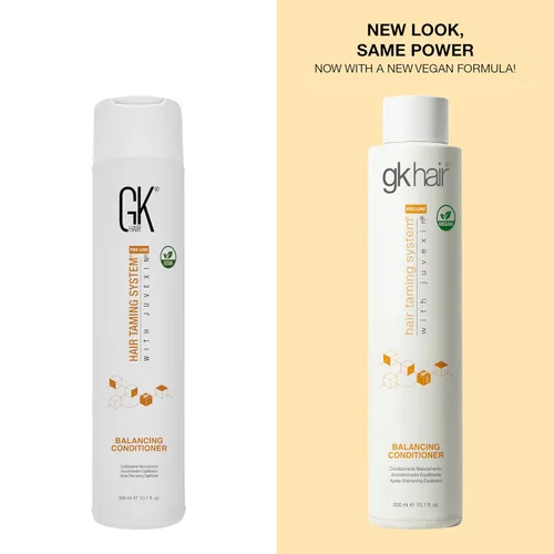 Vista 3 de GK HAIR Juego de champú y acondicionador equilibrante para cabello graso de hasta 72 horas de frescura, el mejor champú y acondicionador para cuero