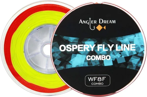 Vista 11 de Línea de pesca con mosca WF3F WF5F WF8 de 100 pies con peso combinado línea de mosca hacia adelante con respaldo trenzado, línea de precarga