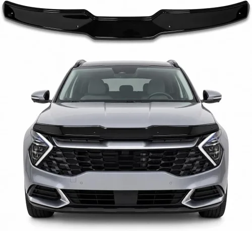 Vista 9 de BMY Deflector de capó para Audi A3 Sedan 2015-2020, protector de insectos