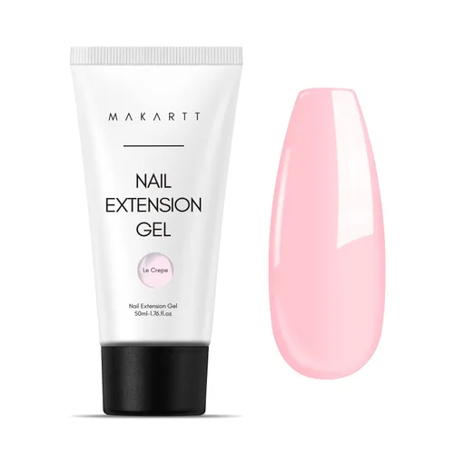 Vista 19 de Makartt Gel de uñas de poligel 50ml, gel constructor para uñas sin hema, rosa y marrón, fortalecedor multifuncional para extensión de uñas, gel duro