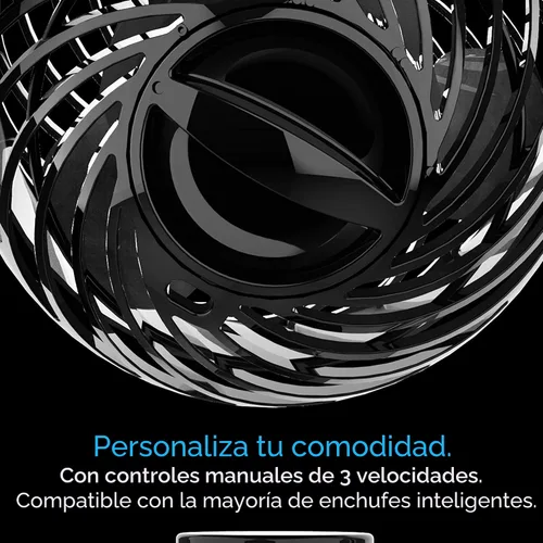 Vista 5 de Vornado PivotC - Ventilador de aire personal con clip y soporte multisuperficie, color negro