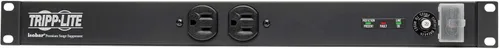 Vista 4 de Tripp Lite Isobar - Regleta de protección contra sobretensiones para servidor de red de 12 salidas, cable de 15 pies con enchufe L5-20P, 3840