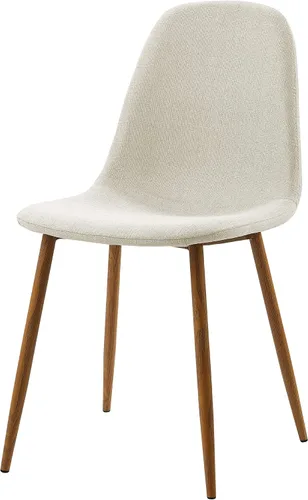 Vista 7 de Teamson Home Minimalista - Asiento de silla de tela con acabado negro para cocina, comedor, sala de estar, lectura, dormitorio, oficina, juego de 2