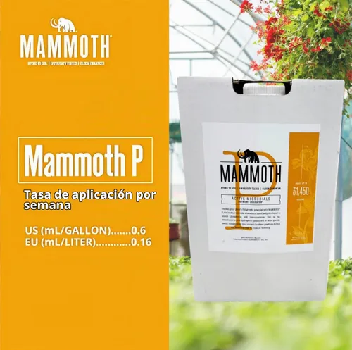 Vista 3 de Mammoth P potenciador de floración, 8 onzas líquidas