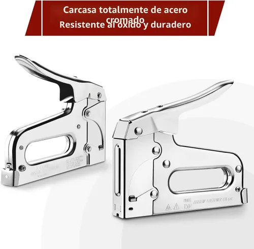 Vista 7 de Arrow T50 - Pistola de grapas resistente, grapadora manual