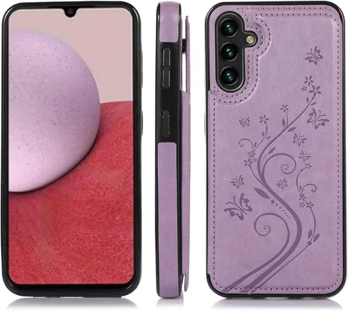 Vista 3 de Asuwish Funda de teléfono para Samsung Galaxy A16 5G/4G con protector de pantalla de vidrio templado y tarjetero con soporte para tarjetero, soporte
