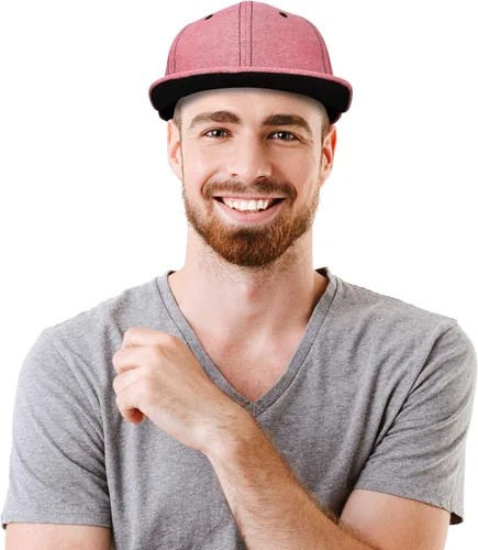 Vista 12 de DALIX Gorra de béisbol de alta calidad con diseño de pico plano, gorra estructurada a presión en la parte trasera Chambray