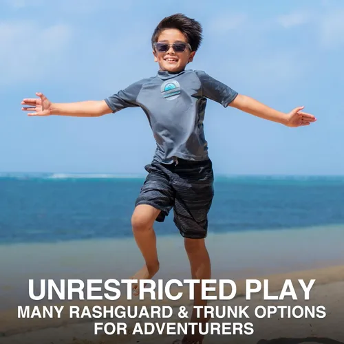 Vista 4 de Kanu Surf Boys Haywire UPF 50+ Sun Protective Rashguard Swim Shirt