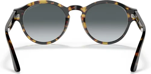 Vista 4 de GIORGIO ARMANI Woman Sunglasses Yellow Havana Frame, Light Blue Gradient Grey Lenses, 50MM