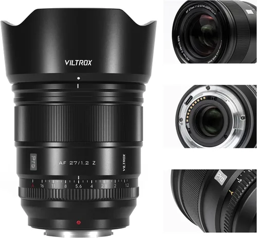 Vista 10 de VILTROX 13mm f1.4 F/1.4 Lente de Montura Z, Lente Prima Gran Angular Aps-C para Cámara de Montura Z Nikon Z5/Z50/Z6/Z6II/Z7/Z7II/ZFC/Z30/Z9