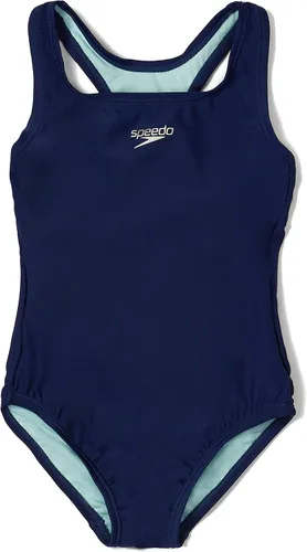 Vista 5 de Speedo Traje de baño de una pieza para niñas con espalda cruzada cerrada Plano 2023