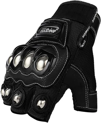 Vista 11 de Guantes de motocicleta Flujo de aire de acero nudillos pantalla táctil BMX MX ATV MTB Motocross Dirt Bike Racing Downhill guantes