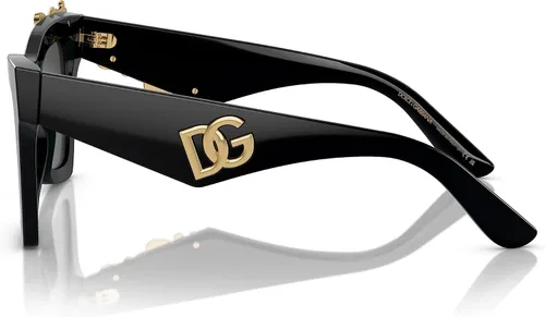 Vista 2 de Dolce & Gabbana DG4434-50187 Gafas de Sol NEGRO con GRIS OSCURO 2.008 in, 50187