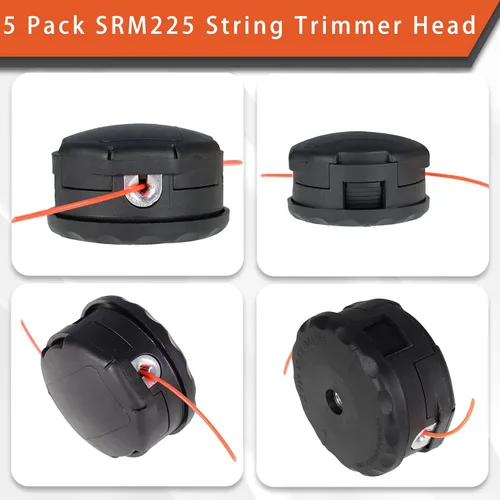 Vista 2 de labwork Paquete de 5 cabezales de repuesto SRM225 para Echo Speed Feed 400 SRM-230 SRM-210 SRM2100 de repuesto para Shiandaiwa T195S T220 T222 T230