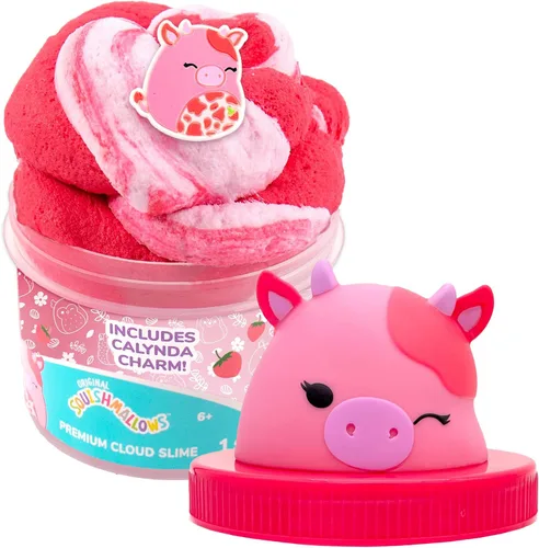 Vista 12 de Original Squishmallows Premium Cloud Slime, paquete de 3, 9 añadidos, 8 onzas