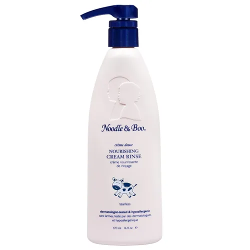 Vista 6 de Noodle & Boo Juego de champú y acondicionador extra suave para bebés, sin desgarros, hipoalergénico, a base de plantas, probado por pediatras