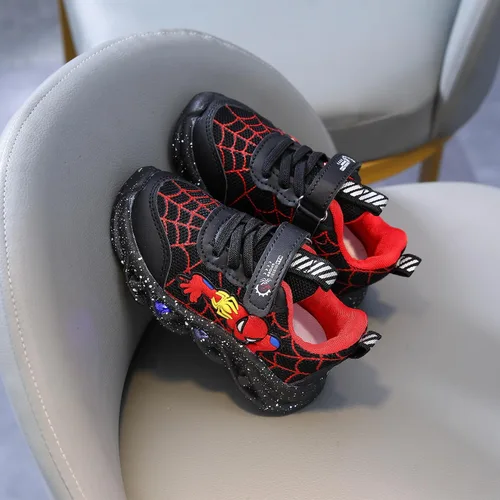 Vista 8 de Zapatillas iluminadas LED de dibujos animados para deportes al aire libre y correr con diseño transpirable