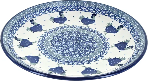 Vista 21 de Blue Rose - Plato de postre Blue Alyce - 7.75 pulgadas de diámetro - Hermoso plato para pasteles, aperitivos o aperitivos
